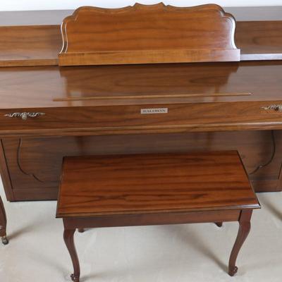 Baldwin Acrosonic Spinet Upright Piano with Bench