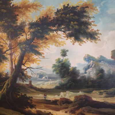 Large Original Oil Painting Signed by Melcher