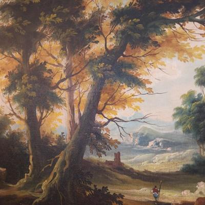 Large Original Oil Painting Signed by Melcher