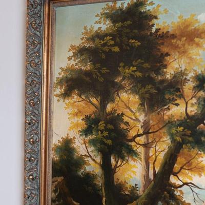Large Original Oil Painting Signed by Melcher