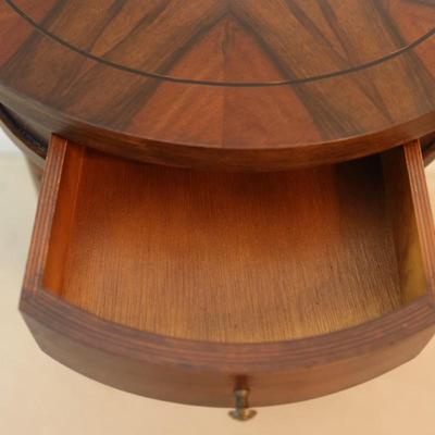 French Empire Style Round Side Table