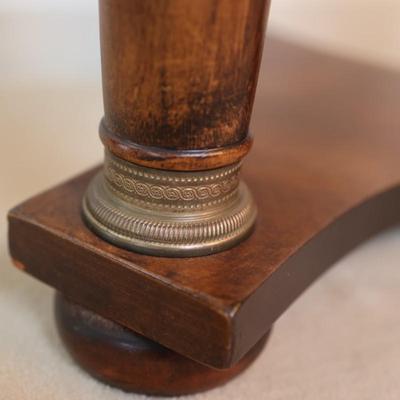 French Empire Style Round Side Table