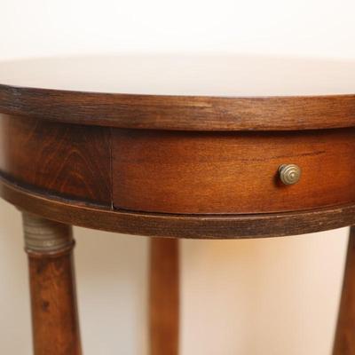 French Empire Style Round Side Table