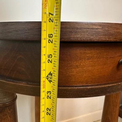 French Empire Style Round Side Table