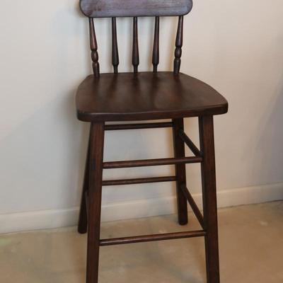 Vintage Solid Wood Stool