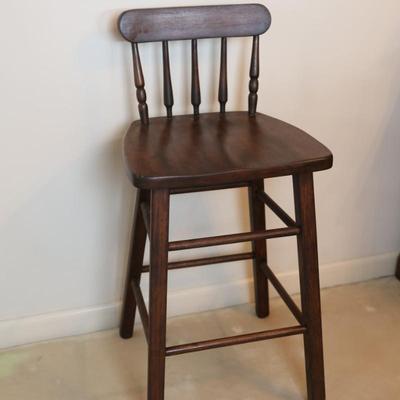 Vintage Solid Wood Stool