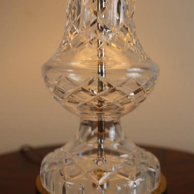 WATERFORD 29” Crystal Table Lamp