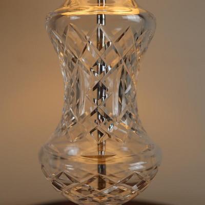 WATERFORD 29” Crystal Table Lamp