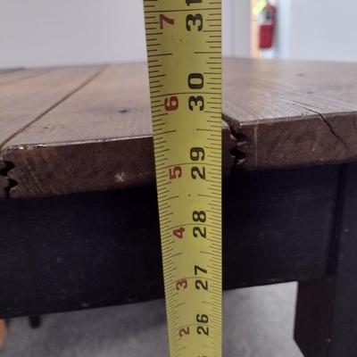 Vintage Wooden Table- Approx 23 1/2" x 36" x 29 1/2" Tall