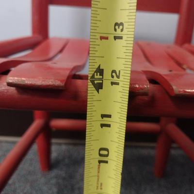 Pair of Wooden Children's Chairs
