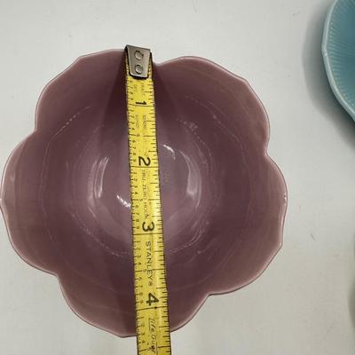 Lillian Venon Lotus Bowls and Saucers