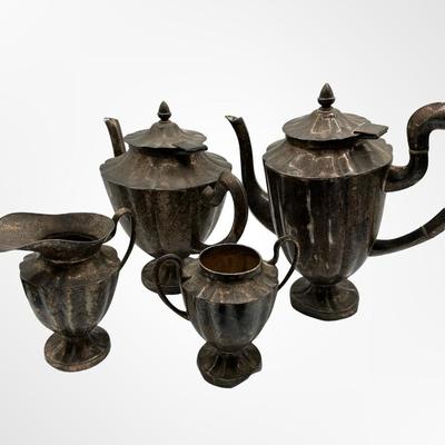 Sterling Silver MACIEL Mexican Tea/Coffee Service Set