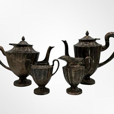 Sterling Silver MACIEL Mexican Tea/Coffee Service Set