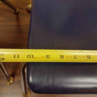 Pair of Metal Frame Children's Chairs