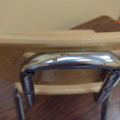 Pair of Vintage Virco Metal Frame Children's Chairs