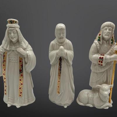 LENOX China Jewels Collection Bone China Nativity Set, 1993-1994