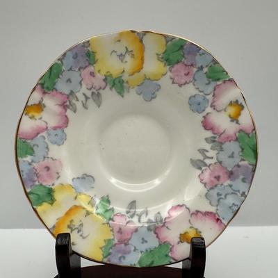 Staffordshire English Fine Bone China Cup and Saucer