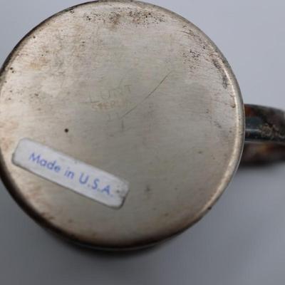 Six Sterling Silver Small Cups