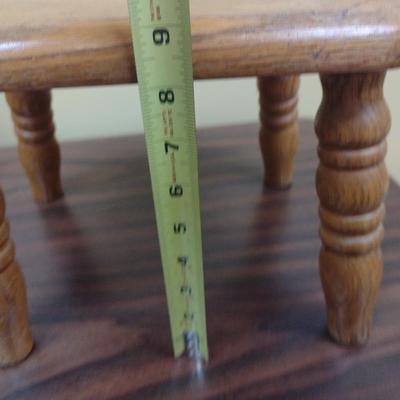 Four Wooden Step Stools