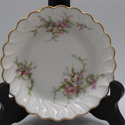 Vintage HAVILAND LIMOGES Miniature Torse Shape Porcelain Plate