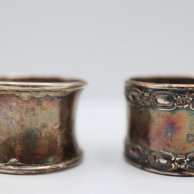 Sterling Silver Napkin Holders (2)