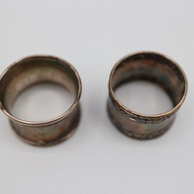 Sterling Silver Napkin Holders (2)