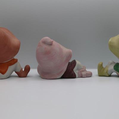 Pixies Vintage Homeco Ceramic 3 Figurines