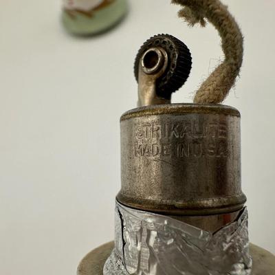 Vintage Art Deco Ceramic Trench Table Lighter