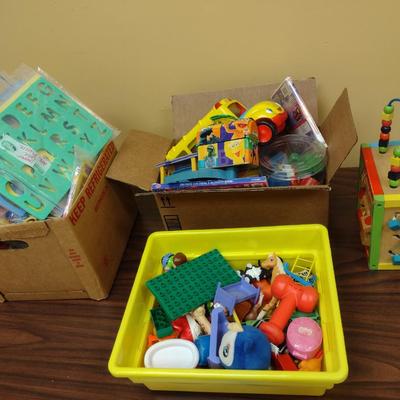 Collection of Children's Toys and Puzzles
