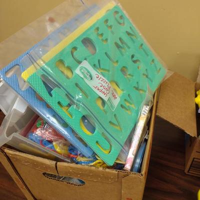 Collection of Children's Toys and Puzzles