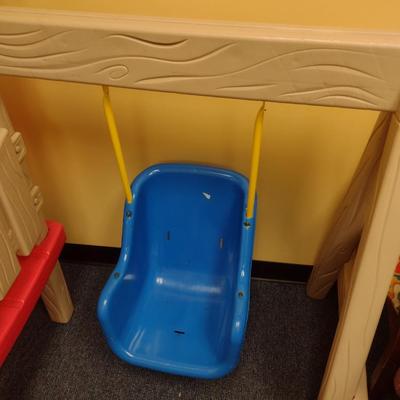 Little Tikes Plastic Slide and Swing Set