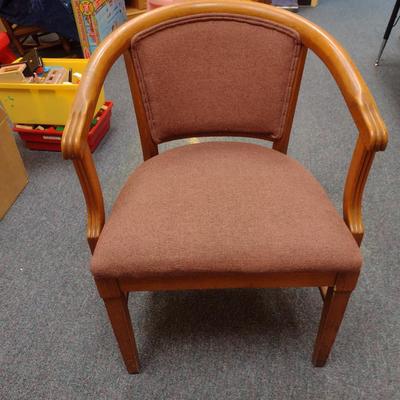Wood Frame Upholstered Chair