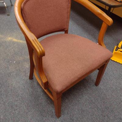 Wood Frame Upholstered Chair