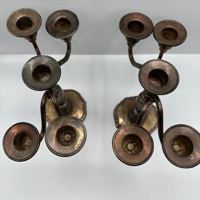 Vintage Godinger Silver Art Co. Candelabras