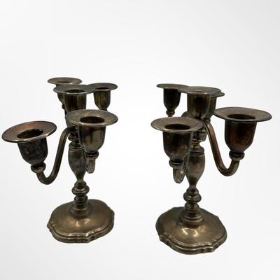 Vintage Godinger Silver Art Co. Candelabras