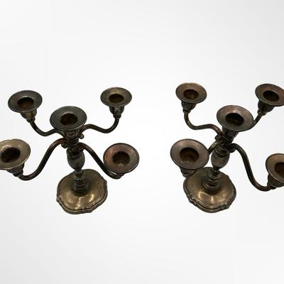 Vintage Godinger Silver Art Co. Candelabras