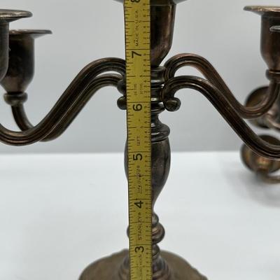 Vintage Godinger Silver Art Co. Candelabras
