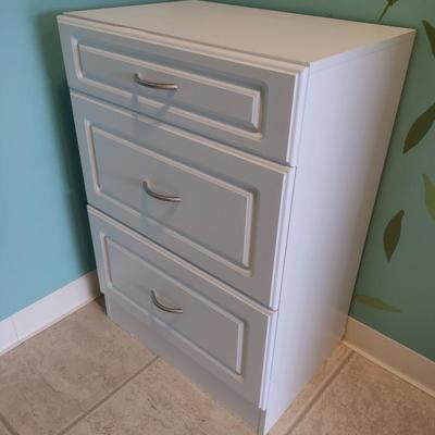 Three Drawer Chest- Approx 24" x 16 1/2" x 35" Tall