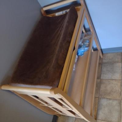 Wooden Baby Changing Station