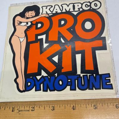 Vintage Automotive Equipment Sticker - KAMPCO Pro Kit Dyno-Tune