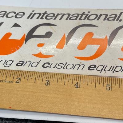 Vintage Automotive Equipment Sticker - RACE International