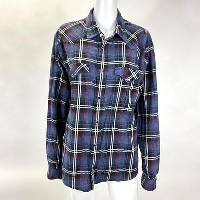 234 ISABEL MARANT Plaid Flannel Size L
