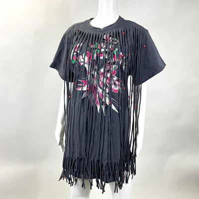 236 ISABEL MARANT Toucan Fringe T-Shirt Size M