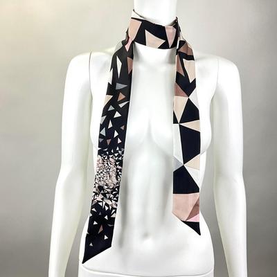238 CARTIER Modern Panther Pixel Bandana Silk Scarf