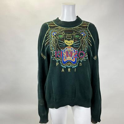 253 KENZO Tiger Embroidered Jumper Sweater