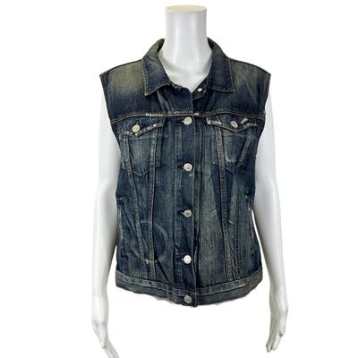 262 Rag & Bone Denim Vest Size L