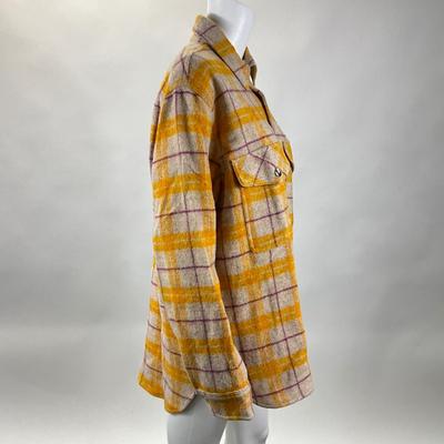266 ISABEL MARANT x ÉTOILE Yellow Plaid Flannel Size 44