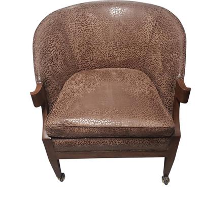 Pair of Vintage Baker Barrel Chairs (1018BR-KD)