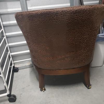 Pair of Vintage Baker Barrel Chairs (1018BR-KD)