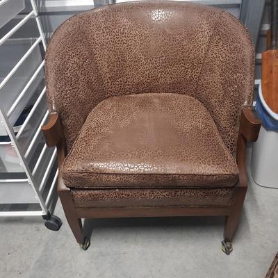 Pair of Vintage Baker Barrel Chairs (1018BR-KD)